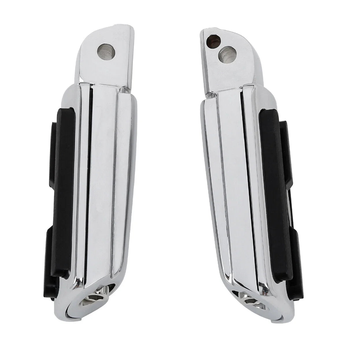 Chrome Rear Foot Pegs for Harley FXFB Fat Bob 2018-2025 ()