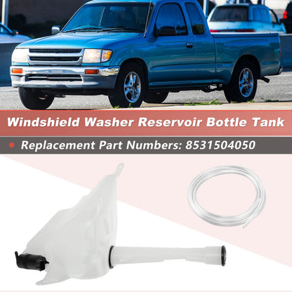 Windshield Washer Reservoir Tank w/Fluid Pump & Cap for Toyota Tacoma (1995–2004)