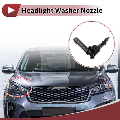 Front Passenger Side Headlight Washer Nozzle for Lexus IS250 (2006–2013) No. 8520753040 Black