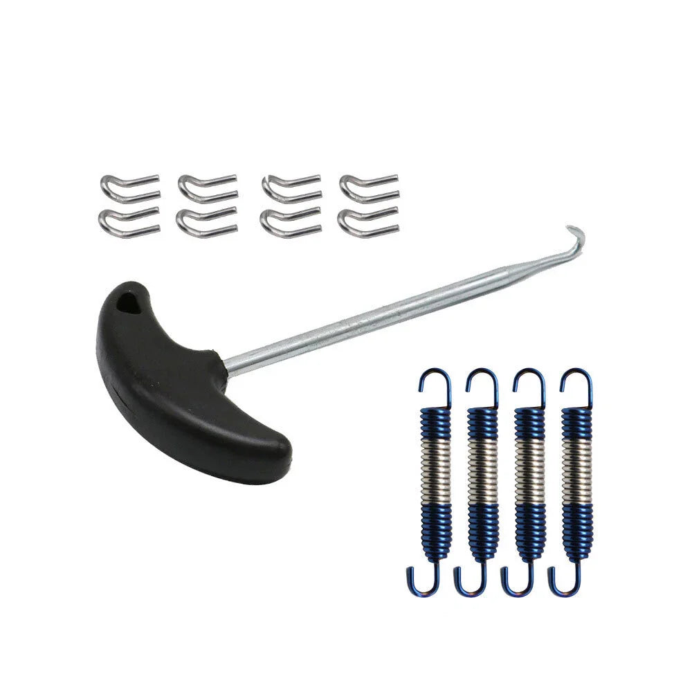 Motorcycle Exhaust Pipe Muffler Mounting Springs Hooks  Steel