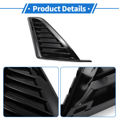 1 Pc Fog Light Grill for Cadillac CT5 (2020–2023) ABS Black
