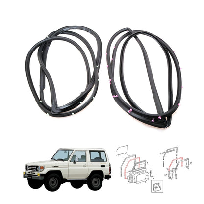Weatherstrip for Toyota Land Cruiser FZJ78 GRJ71 GRJ79 HZJ71 (1990–2007)