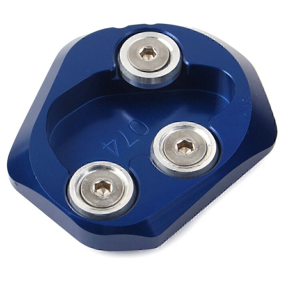 Blue Kickstand Side Stand Plate Extension Pad for YAMAHA YZF-R6 (2017-2018)