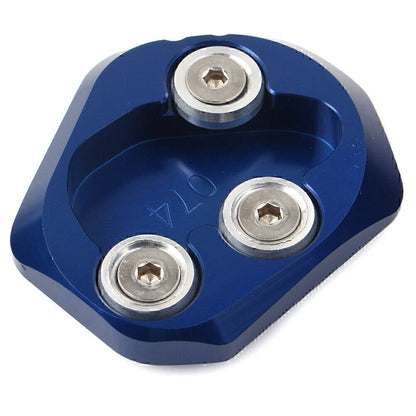 Blue Kickstand Side Stand Plate Extension Pad for YAMAHA YZF-R6 (2017-2018)