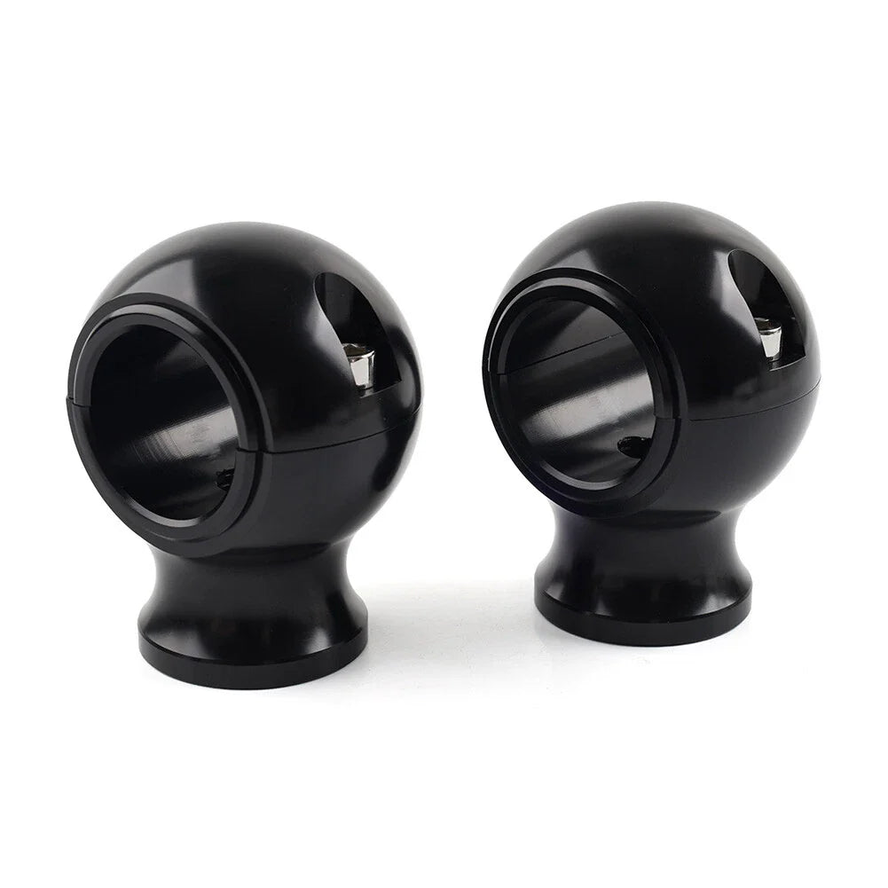 32mm 1.25" Fat Handlebar Risers Clamp Black for Harley Touring