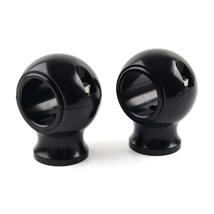 32mm 1.25" Fat Handlebar Risers Clamp Black for Harley Touring