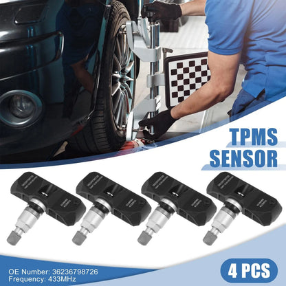 4 x Tire Pressure Sensor TPMS Sensor for BMW 328i 528i 535i