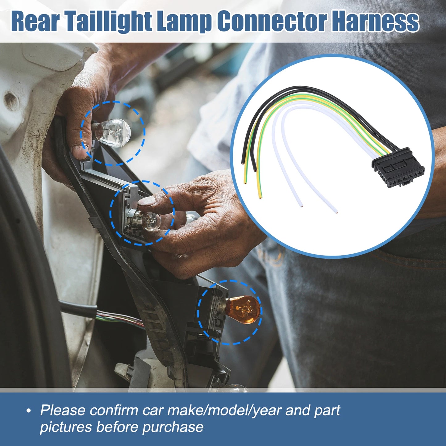 Taillight Wire Harness Connector for Peugeot