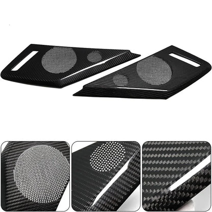 Real Carbon Side Door Speaker Covers for 20-23 Chevrolet C8 (2020-2023)