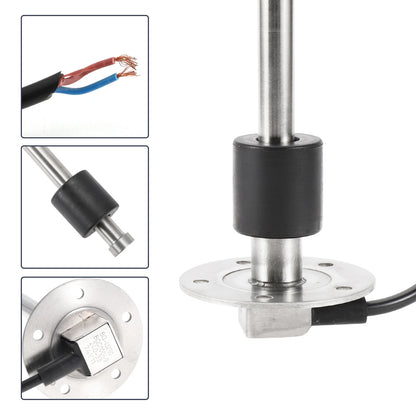 Fuel Sending Unit and Gauge Kit 240-33 Ohm for Boat Car Truck (9.06")
