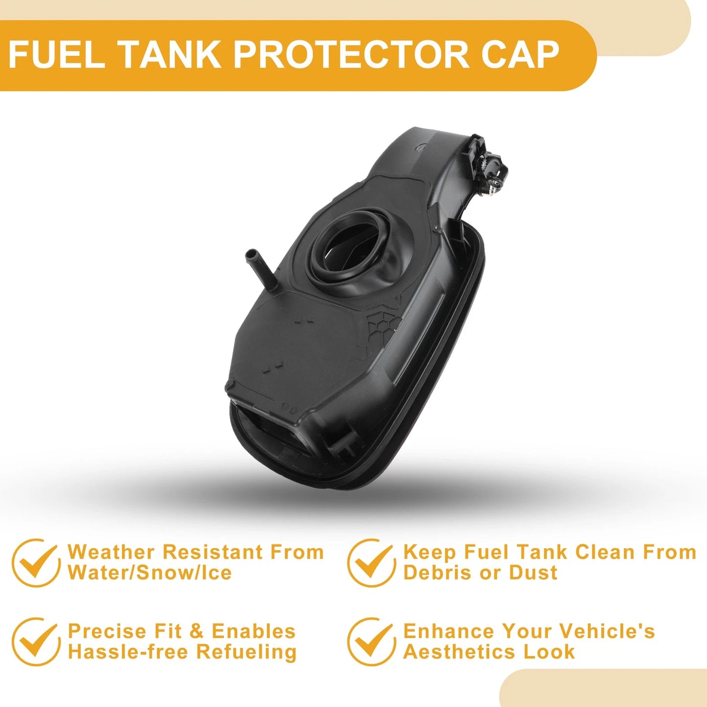 Fuel Tank Door Cap for Mercedes-Benz W205 (2014–2021) Red Filler Flap Cover