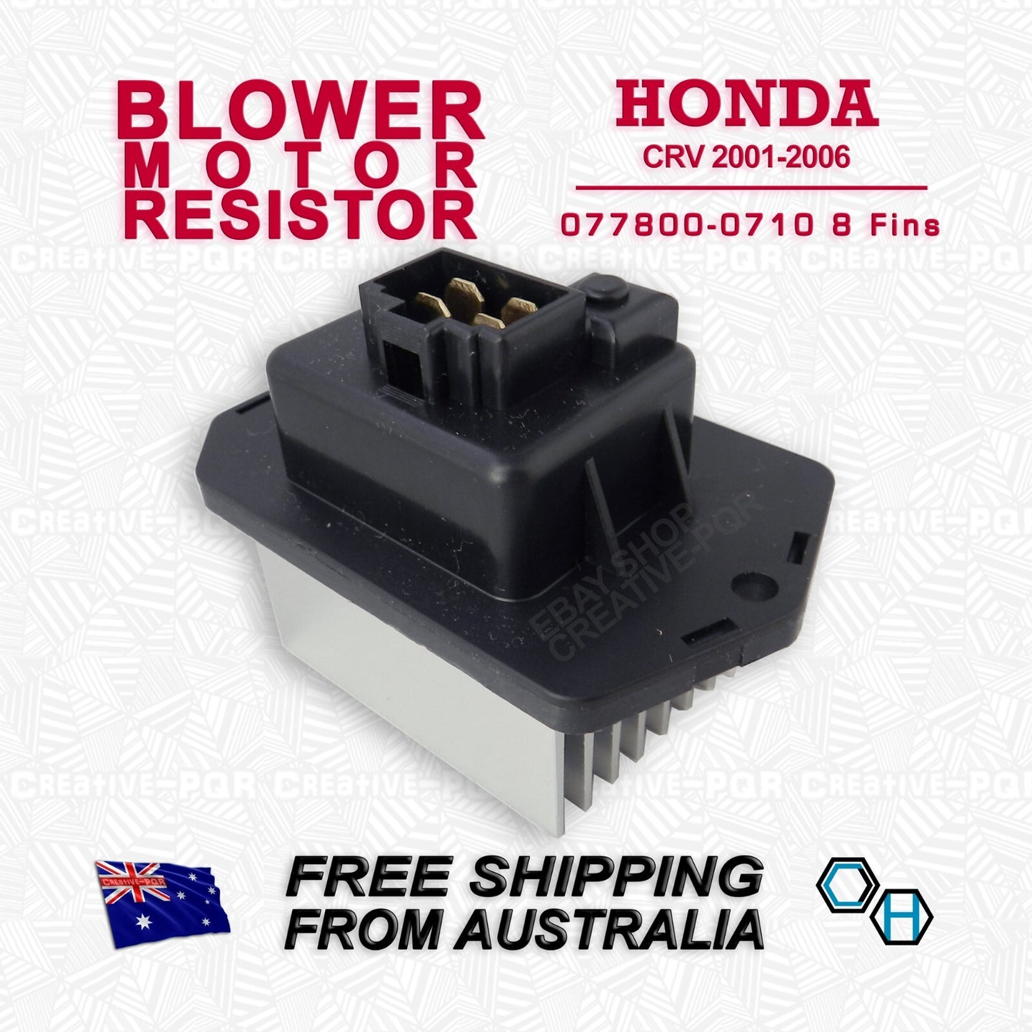 Blower Motor Heater Fan Resistor for Honda CR-V (2001–2006)