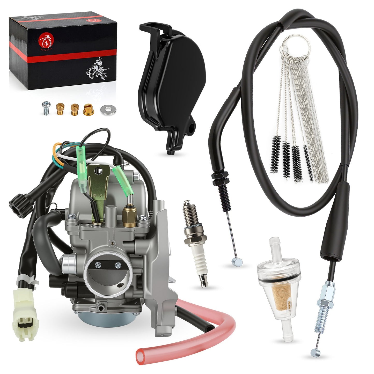 Carburetor with Throttle Cable for Kawasaki Prairie 300 (1999–2002)