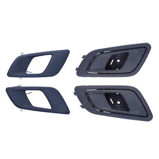 Door Handle 4x Front/Rear Left+Right Inner Black for Ford Ranger & BT50 (2011–2019)