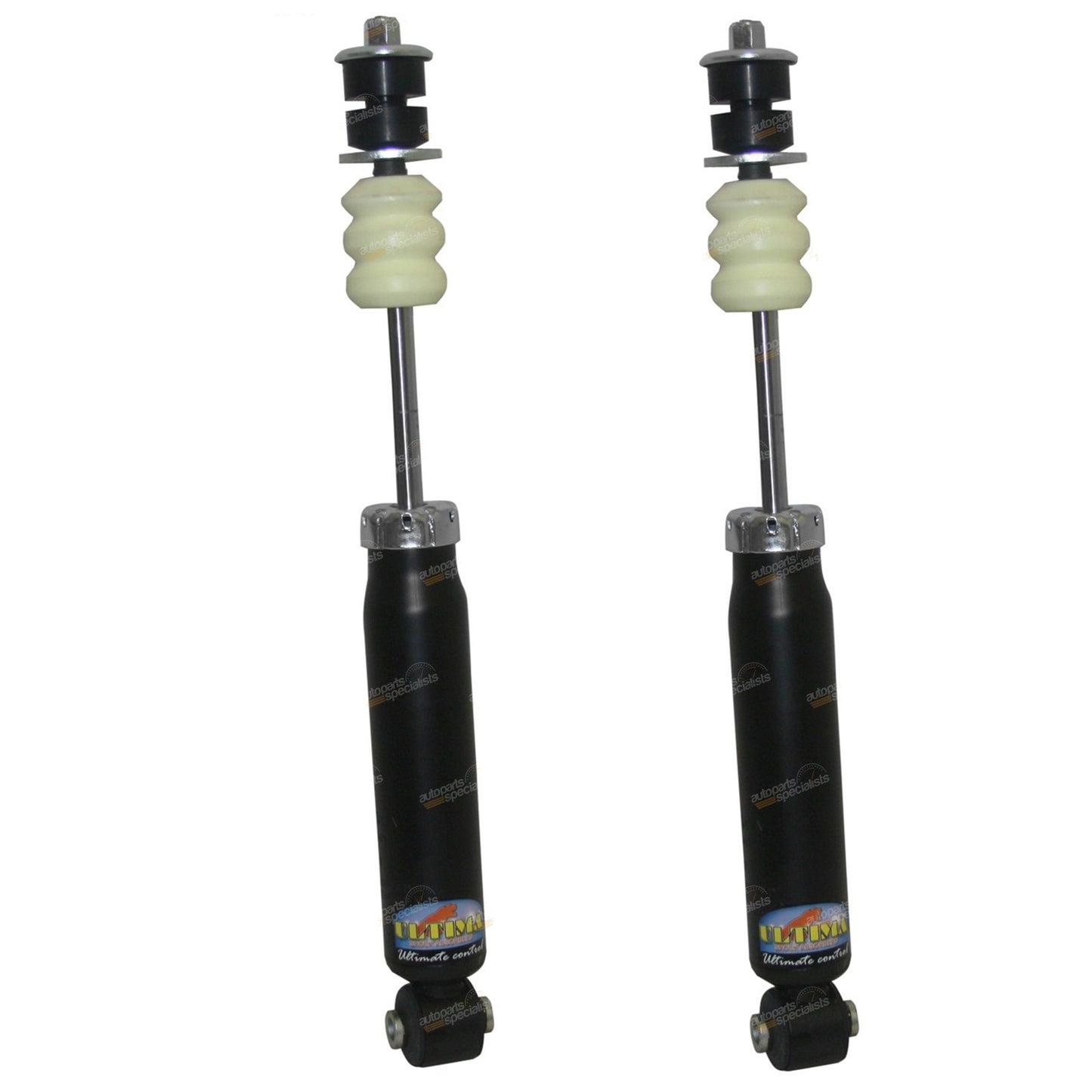 2 Rear Gas Shock Absorbers for Ford Fairlane (ZK ZL NA NC NF NL LTD FD FE)