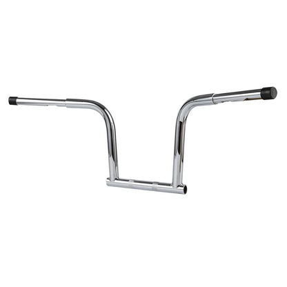12" Chrome Rise Handlebar for Harley Dyna FXDB, Fat Bob FXDF (2006-2017)