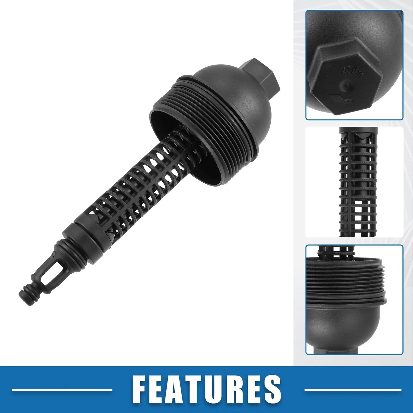 Engine Oil Filter Housing Cover Cap BMW 335d E90 (2009-2011)