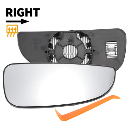 Heated Right Passenger Side Mirror Glass for Dodge