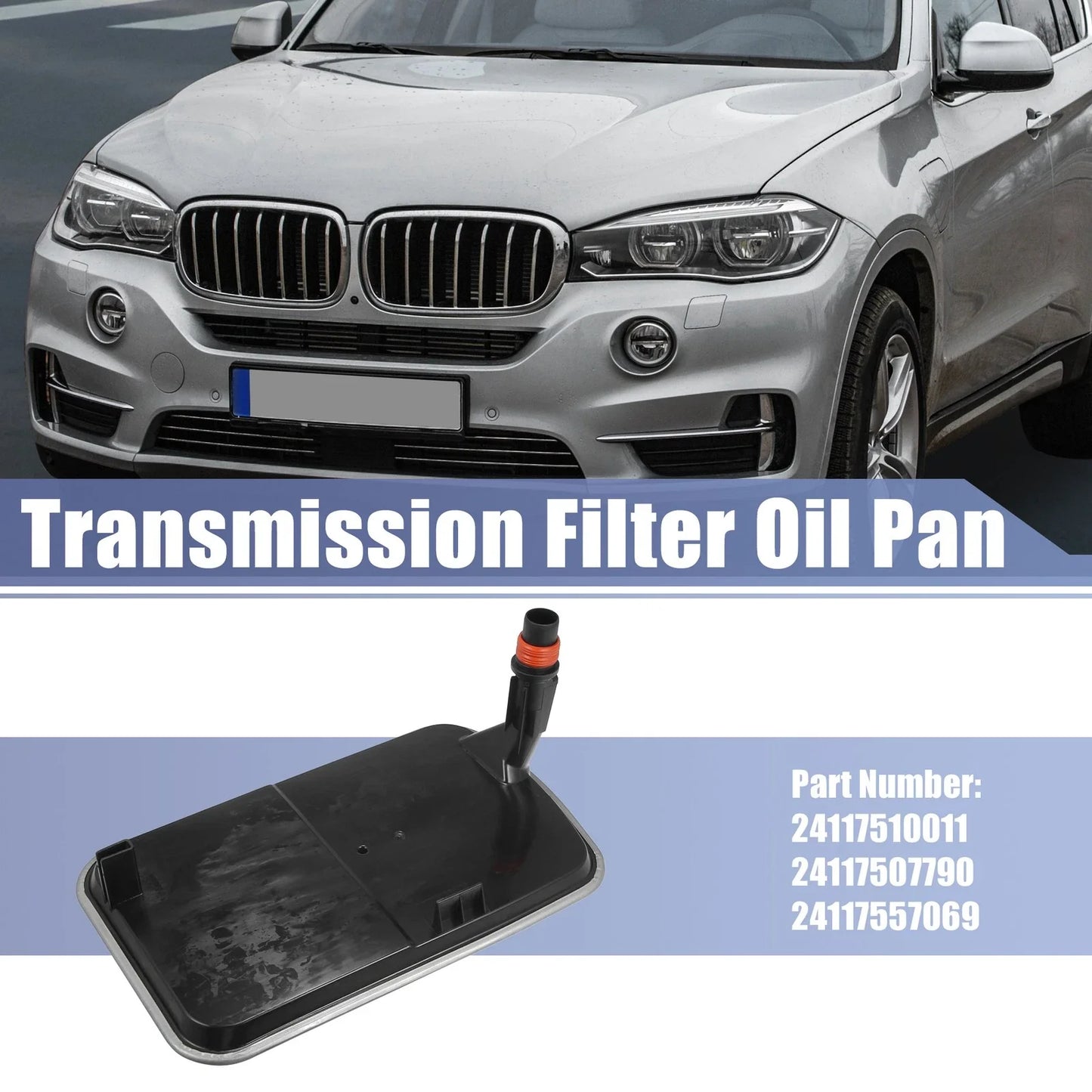 Transmission Filter Oil Pan for BMW X5 3.0i 3.0L L6 Gas