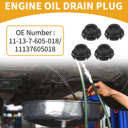 Set of 4 Oil Drain Plug Pan Thread Repair No.11137605018 for BMW 228i (2014–2018)