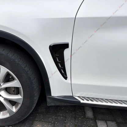 Gloss Black Side Air Fender Vent Cover for BMW X5 (2014–2018)