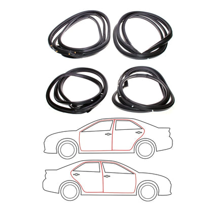 Weatherstrip Set for Mitsubishi Mirage Lancer (1991–1995)