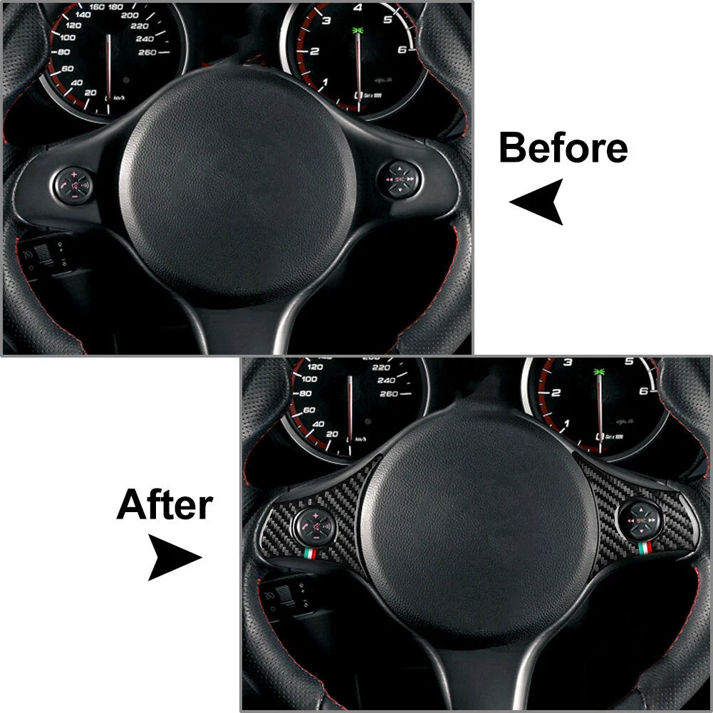Steering Wheel Multi-functional Panel Cover Trim for Alfa Romeo 159 (2006-2011)