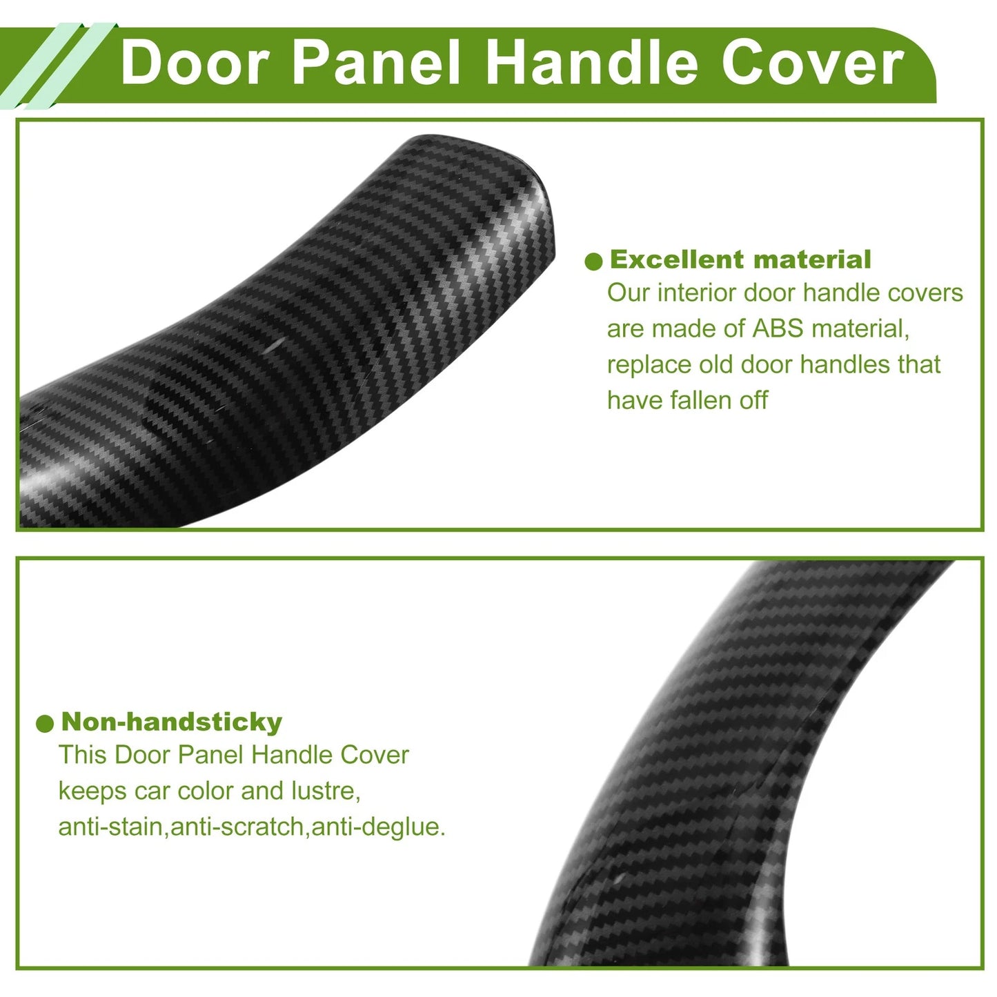 Door Panel Handle Pull Trim Cover for BMW X1 X2 F48 F49 F39 (2016–2020) No. 51417417513