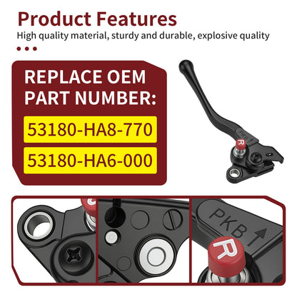 Left Hand Rear Brake Lever for Honda ATC250SX (1985–1987)
