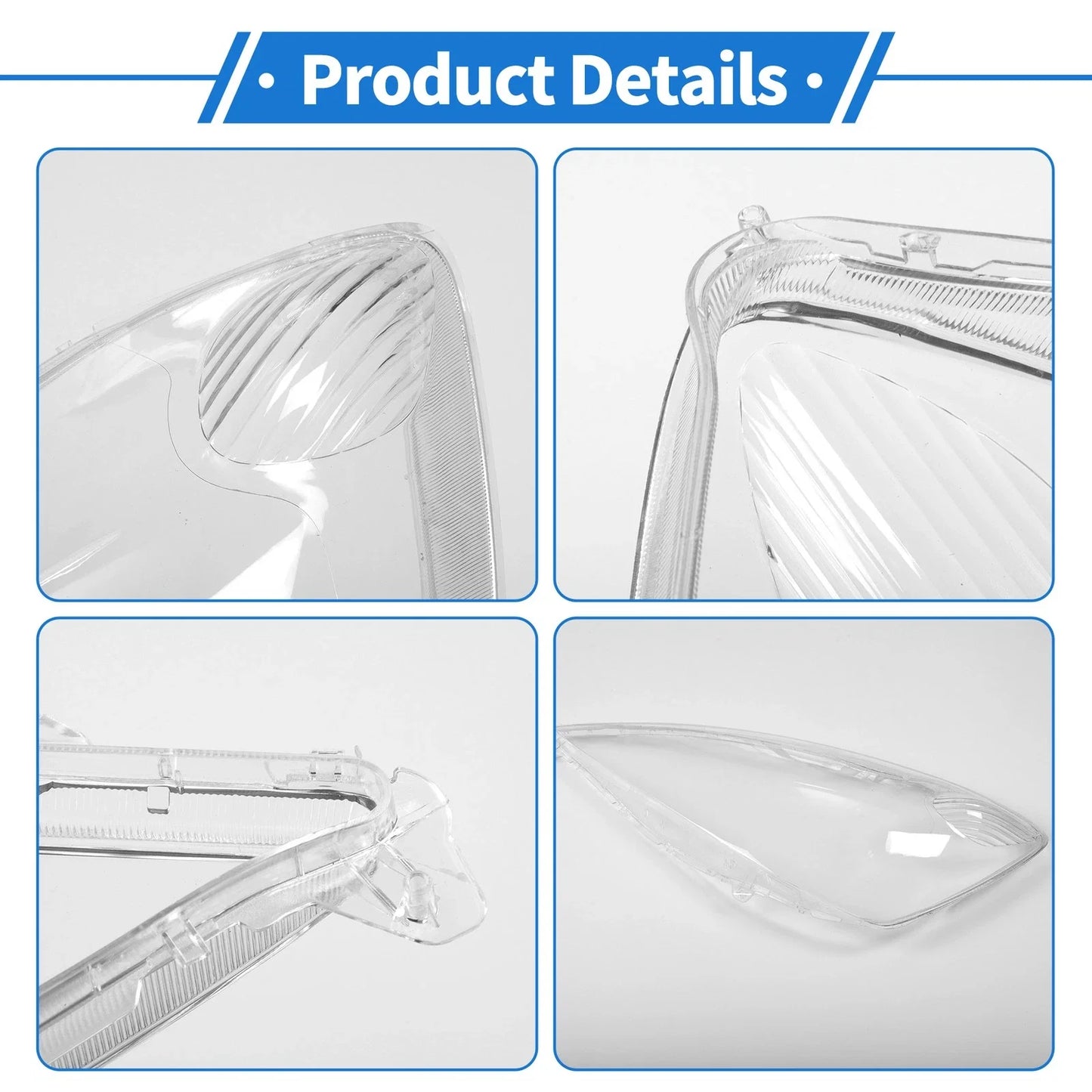 Car Front Left Headlight Lens Cover for Honda Fit (2009-2010)