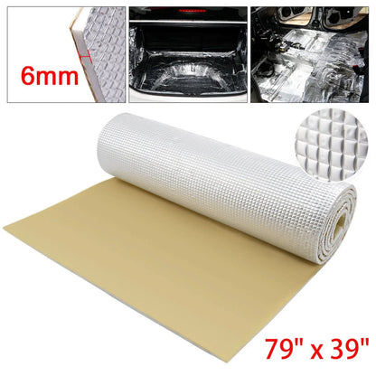 236mil Sound Deadener Heat Mat 79" x 40" for Dodge 1500 2500 3500 (2002-2023)