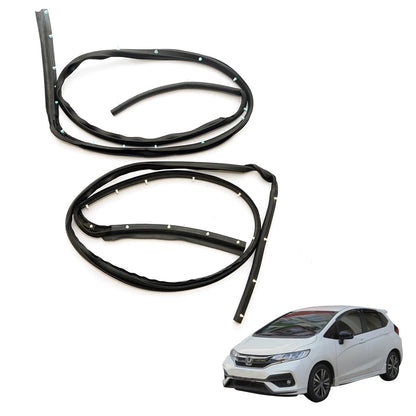 Set of 2 Front Door Weatherstrips for Honda Fit Jazz (2015–2020)