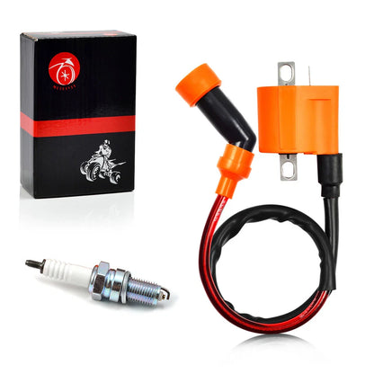 Ignition Coil & Spark Plug for Yamaha Raptor 350 YFM350 ATV (2004–2013)