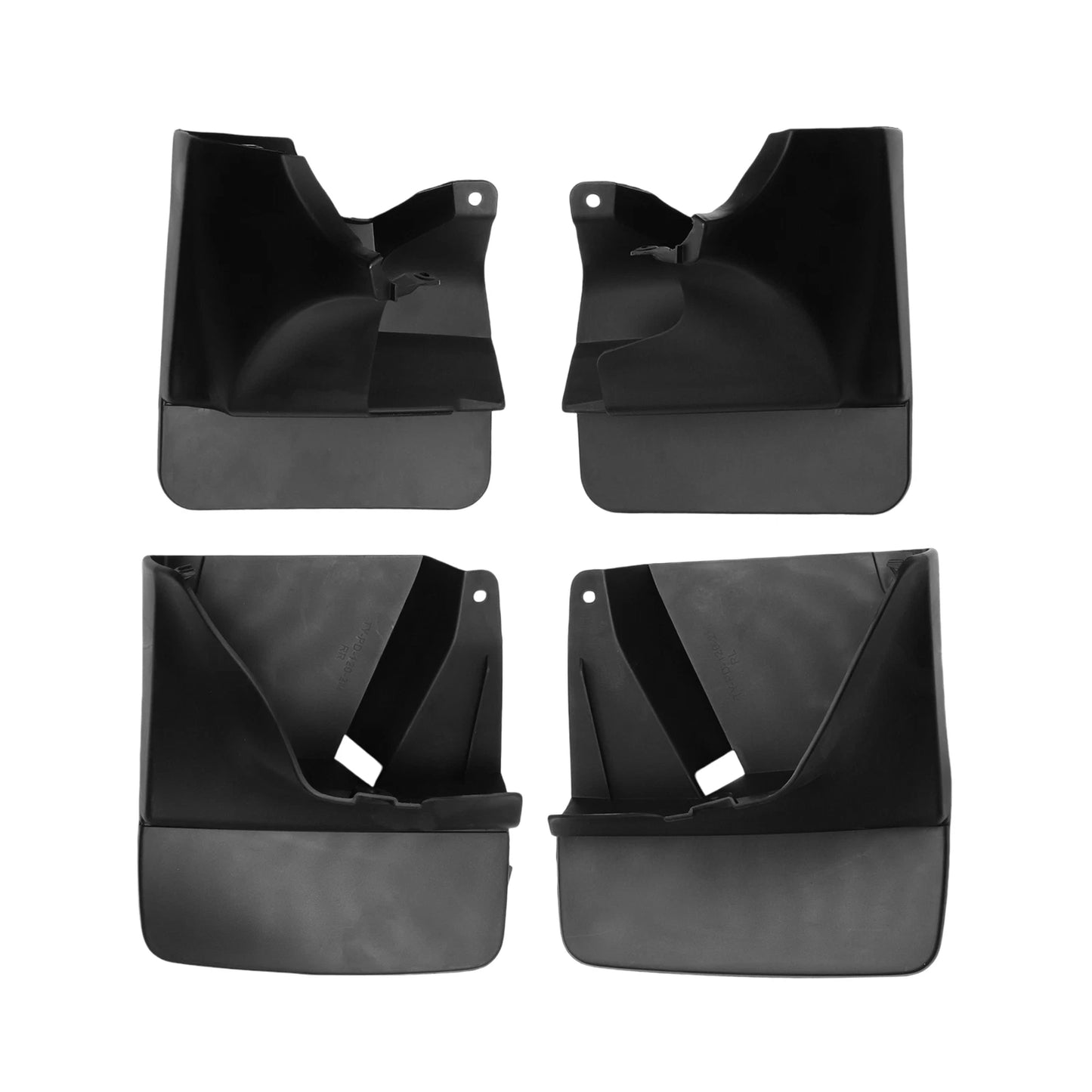 Set of 2 Mud Flaps Splash Guards for Toyota Land Cruiser FJ120 Prado (2003–2009)