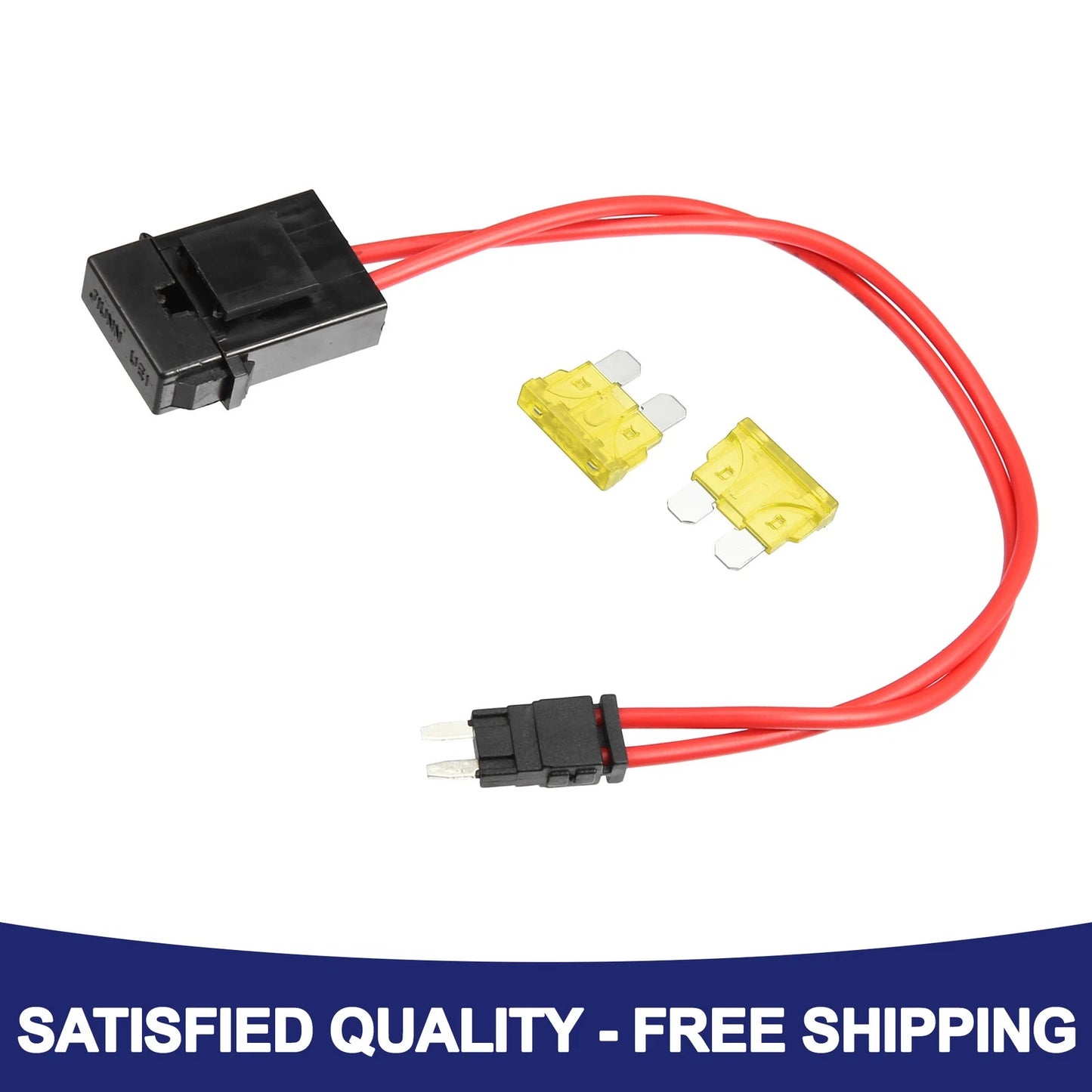 32V Mini Fuse Adapter Tap Kit w/ 20A Blade Fuses for Universal Vehicles