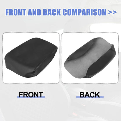 Center Console Lid Armrest Cover for Honda Pilot (2009-2015) Microfiber Leather