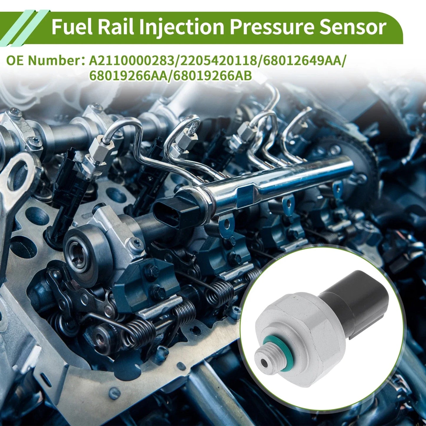 Fuel Injection Pressure Sensor for Mercedes-Benz C350 (2006-2010)