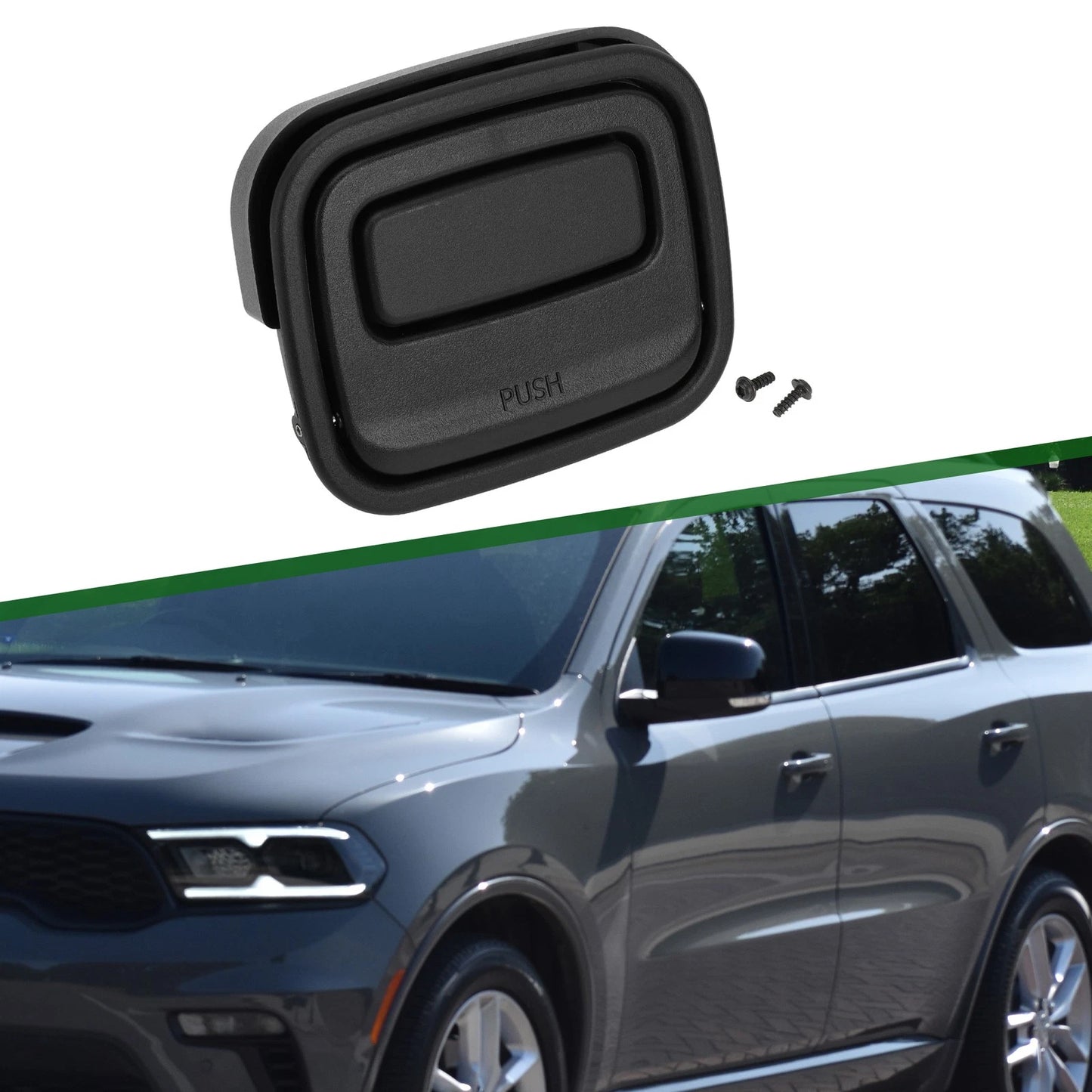 Set of 1 Rear Floor Latch Release Handle Cover for Dodge Durango (2013–2015) No.6BE97DX9AA