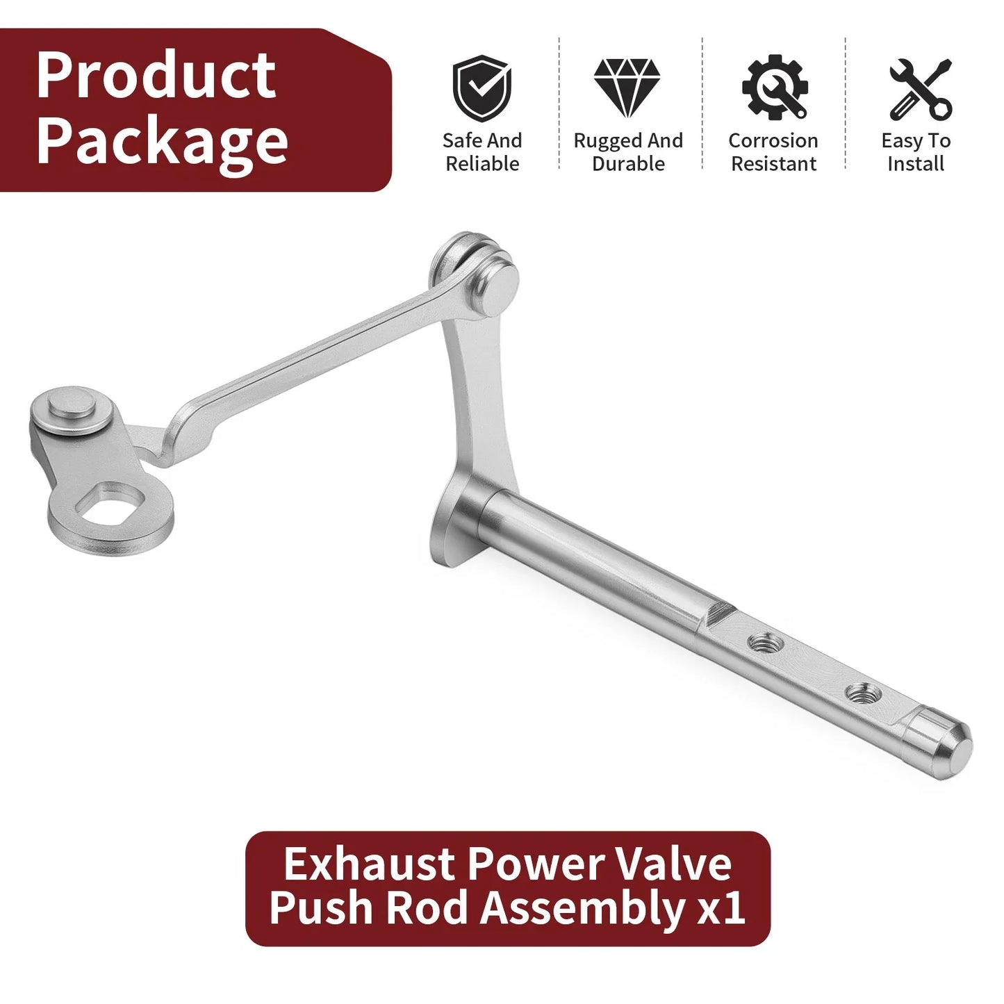 Exhaust Power Valve Push Rod Assembly for Yamaha YZ125 (2005–2021)