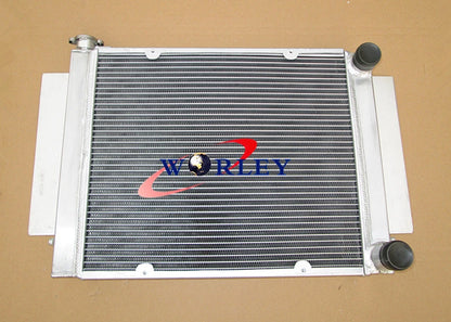 Aluminum Radiator and Oil Cooler for Mazda RX2 RX3 RX4 RX5 RX7 (1970–1985)
