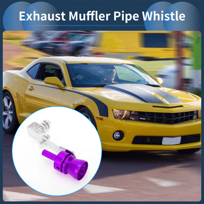 Turbo Sound Exhaust Muffler Pipe Whistle for Universal Fit (1 Set)