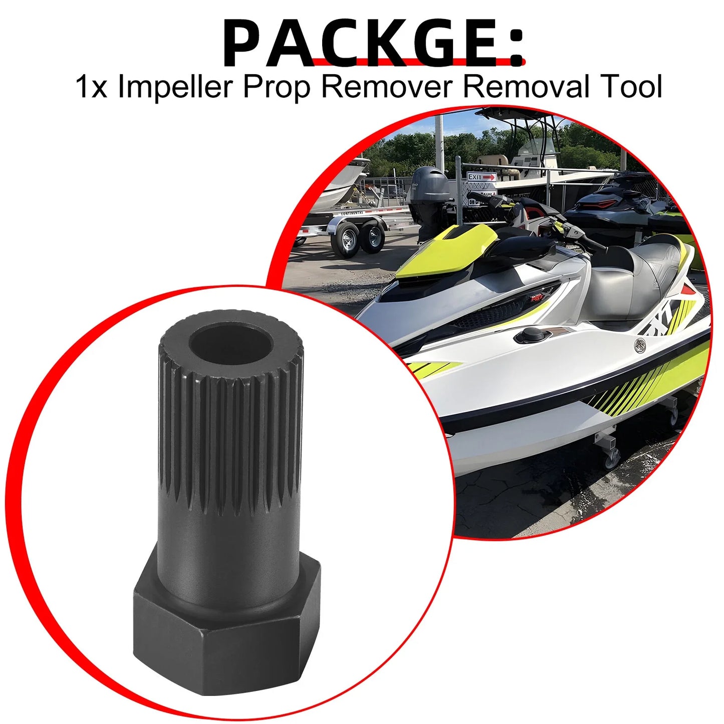 IMPELLER PROP REMOVER TOOL for Sea-Doo RXT X RXT-X (2008–2013)