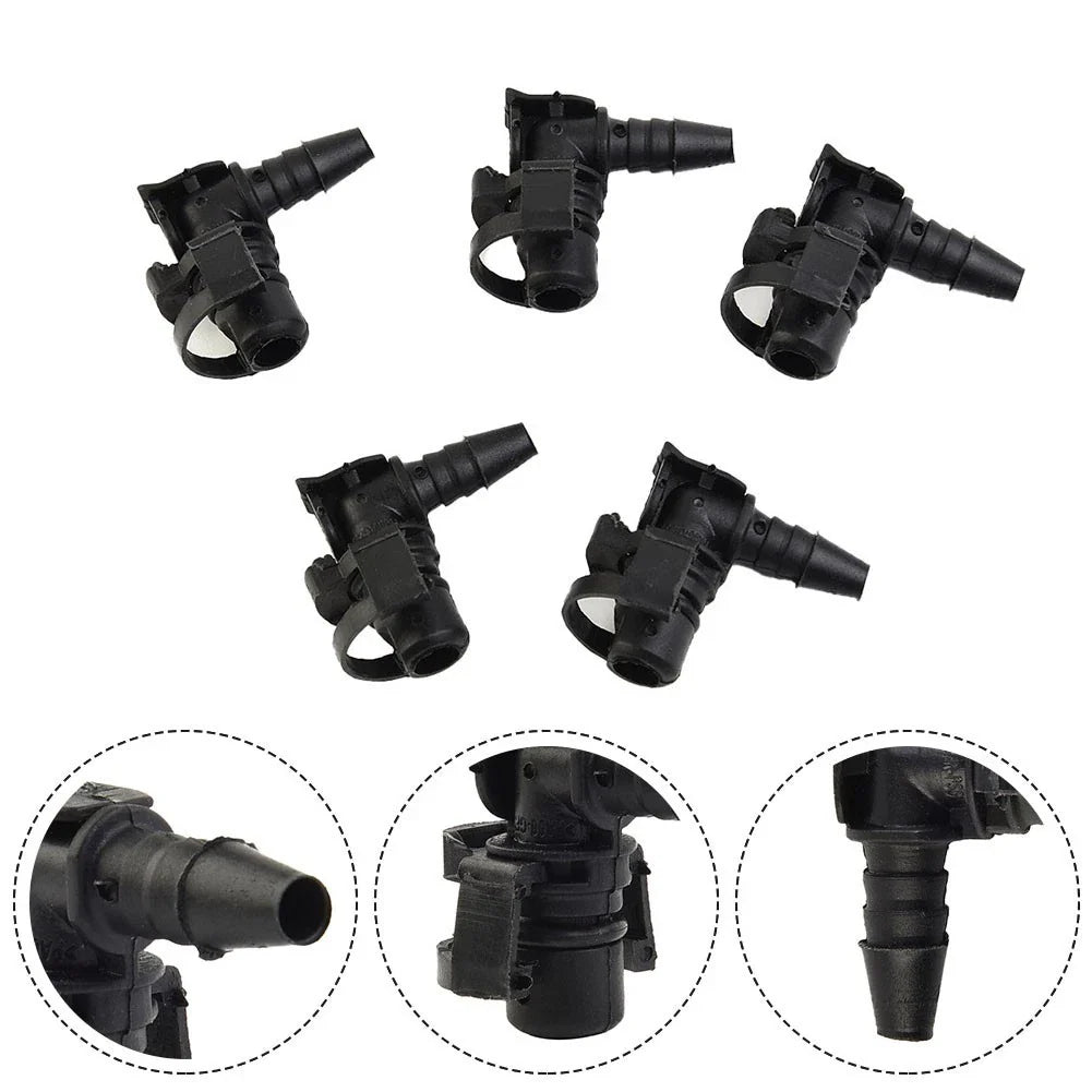 5 Pcs Throttle Valve Thermostat Body Heater Pipe Hose Connectors for Chevrolet