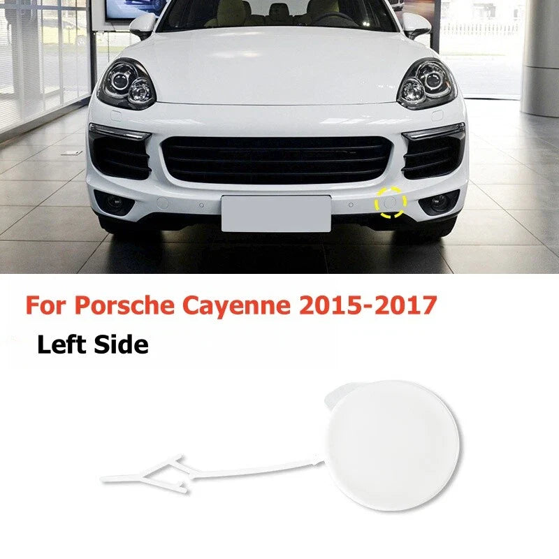 Front Bumper Tow Hook Eye Cover Cap for Porsche Cayenne (2011–2023)