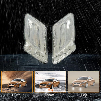Pair of Front LED Daytime Running Lights for Volvo S60/V60 (2010–2013)