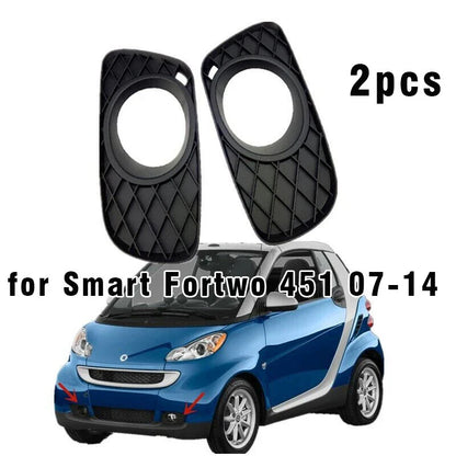 Pair Front Fog Light Lamp Cover Frame 2 x for Smart Fortwo (2007–2014)