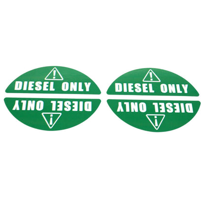16 Pair Diesel Only Decal Stickers for Truck (Weatherproof)