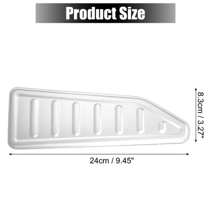 Foot Rest Pedal Pad Cover for Jeep Renegade (2015–2020) Silver Tone