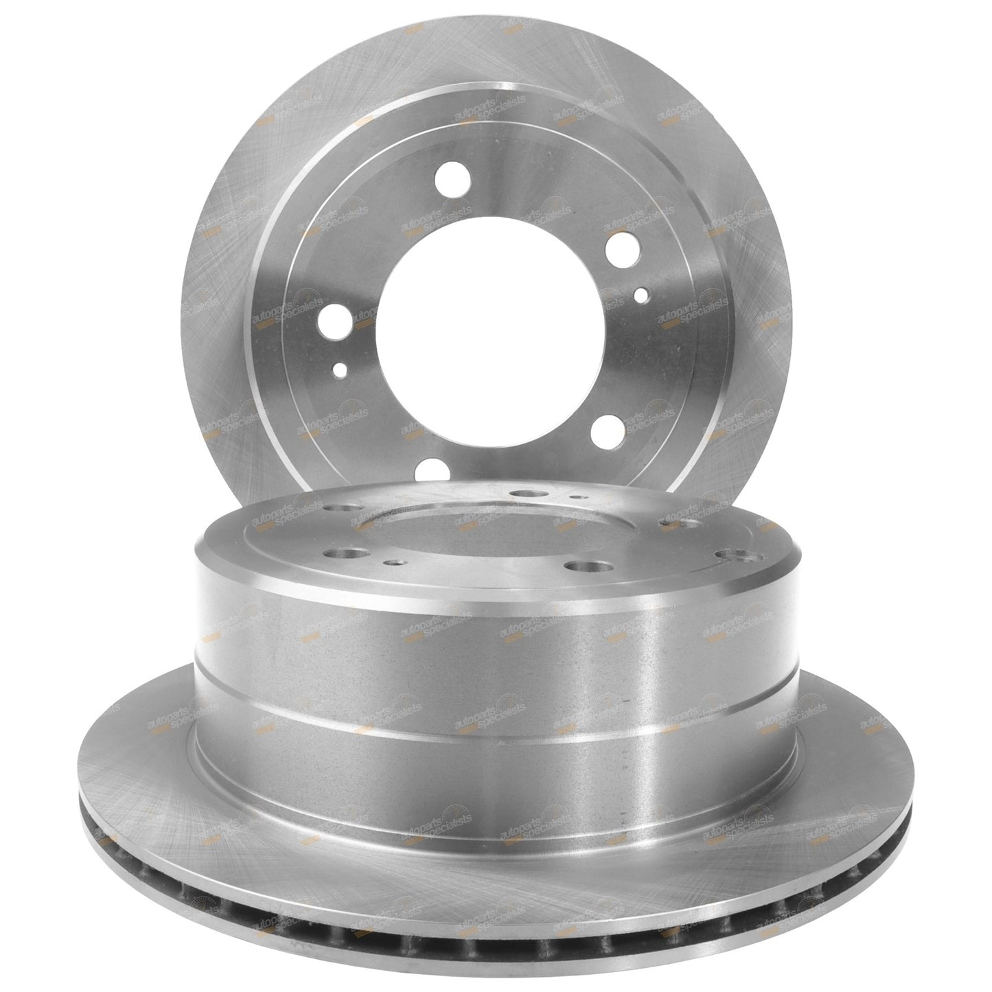 2 Rear Disc Rotors for Toyota Landcruiser (1998–2007)