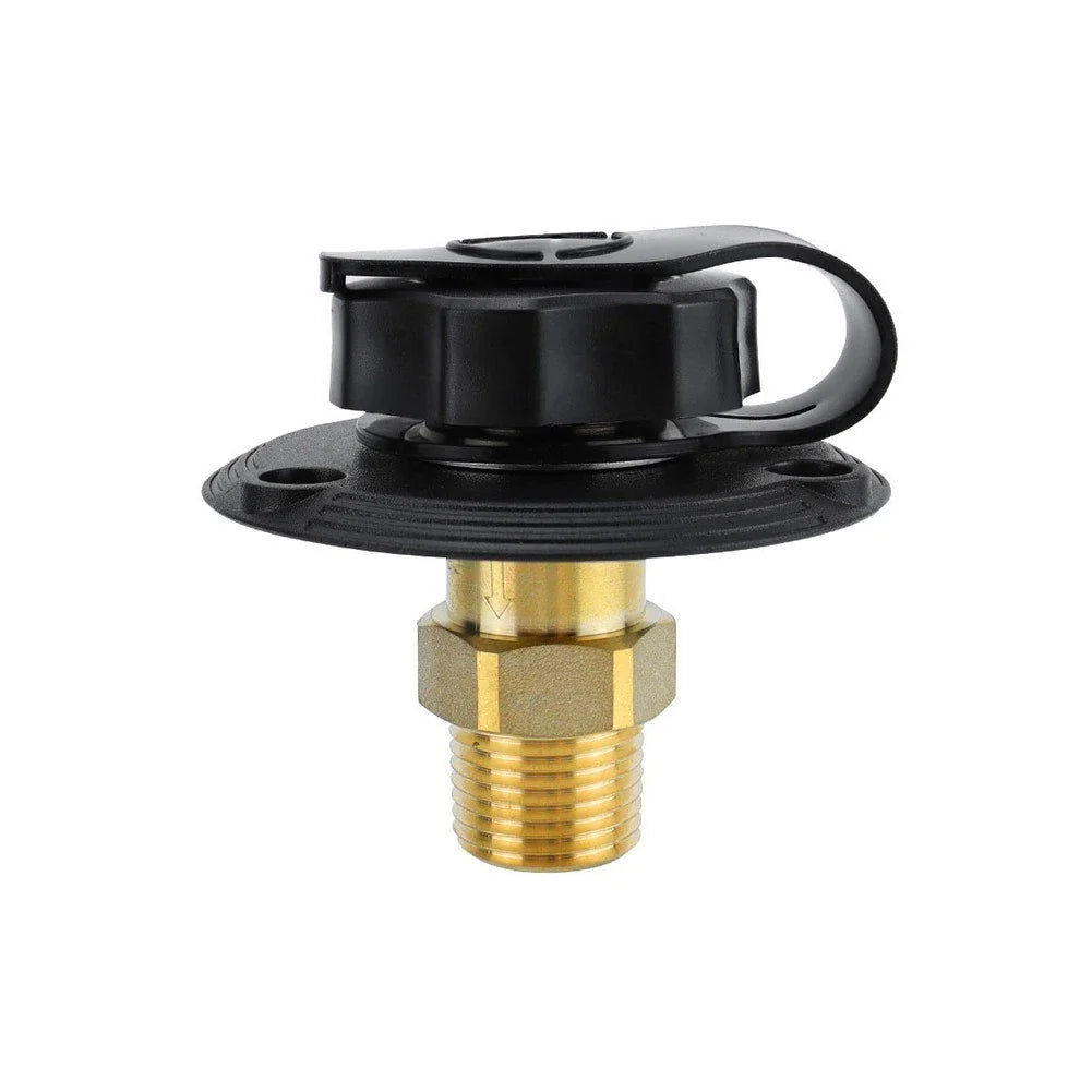 Brass Water Inlet Connection with Check Valve for Garden Efficiency